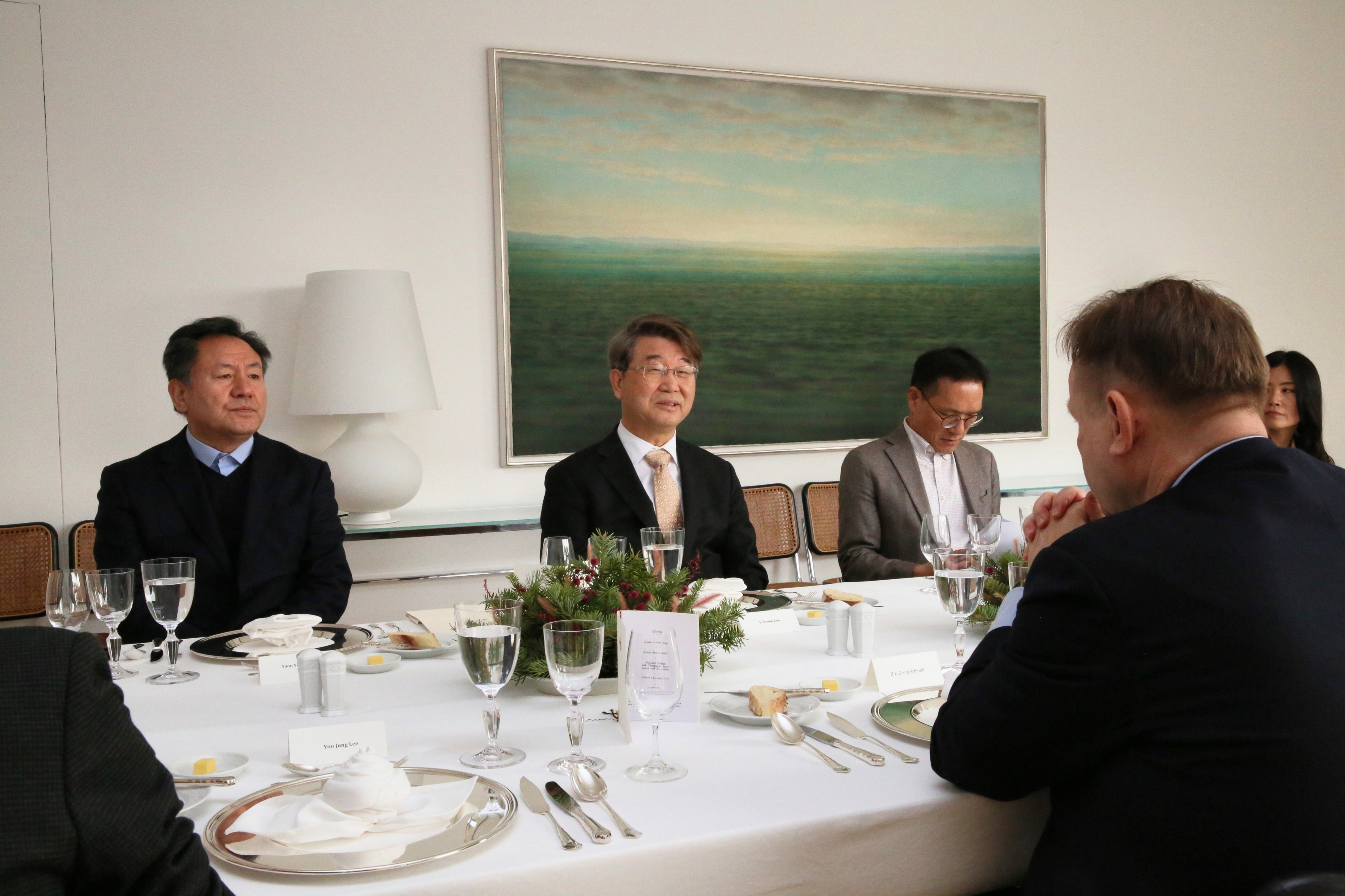 경사노위 김지형 위원장-주한 독일 대사와 간담